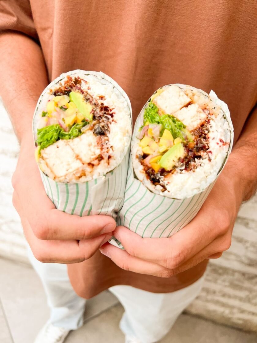 roll up sushi burrito 1